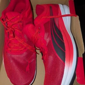 New Puma Men's Red Running Shoes